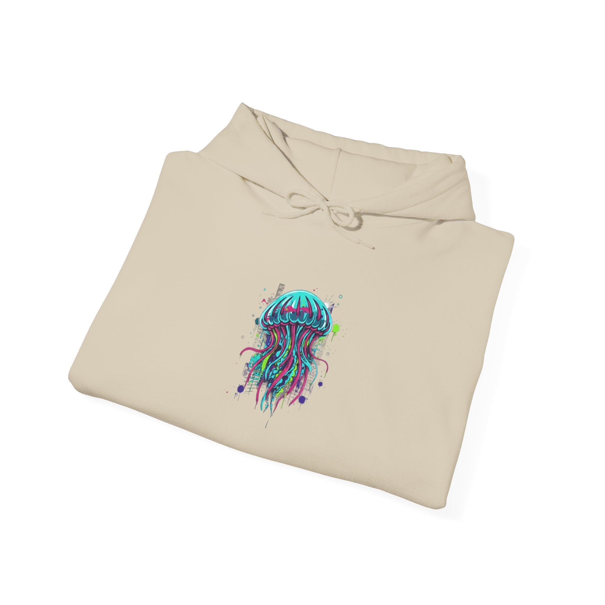 Graffiti Jellyfish - Graphic Hoodie