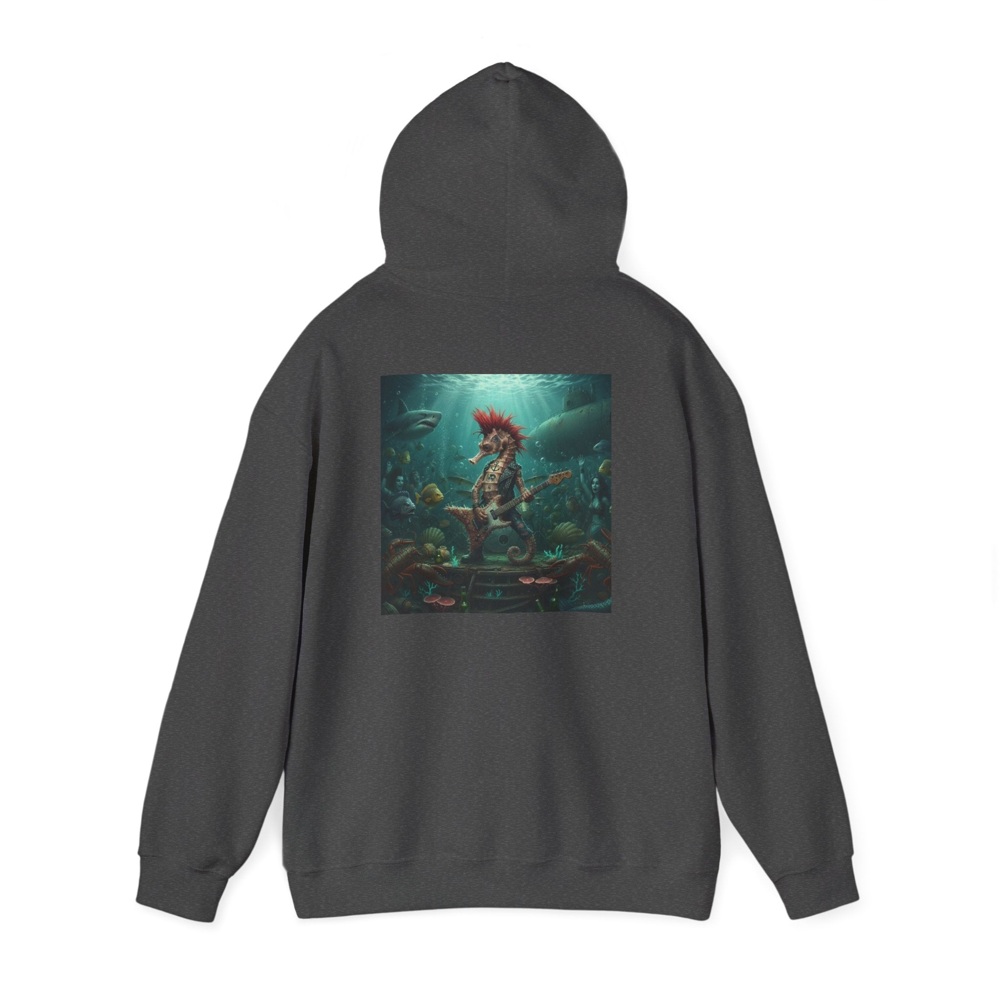 Rockstar Seahorse - Graphic Hoodie