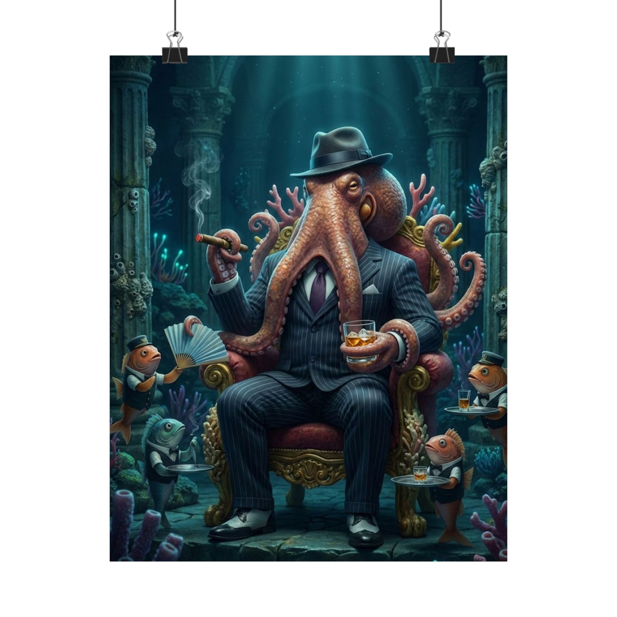 King Octopus - Graphic Poster