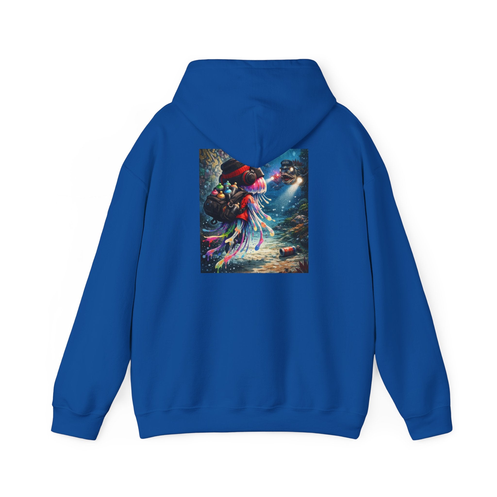 Graffiti Jellyfish - Graphic Hoodie