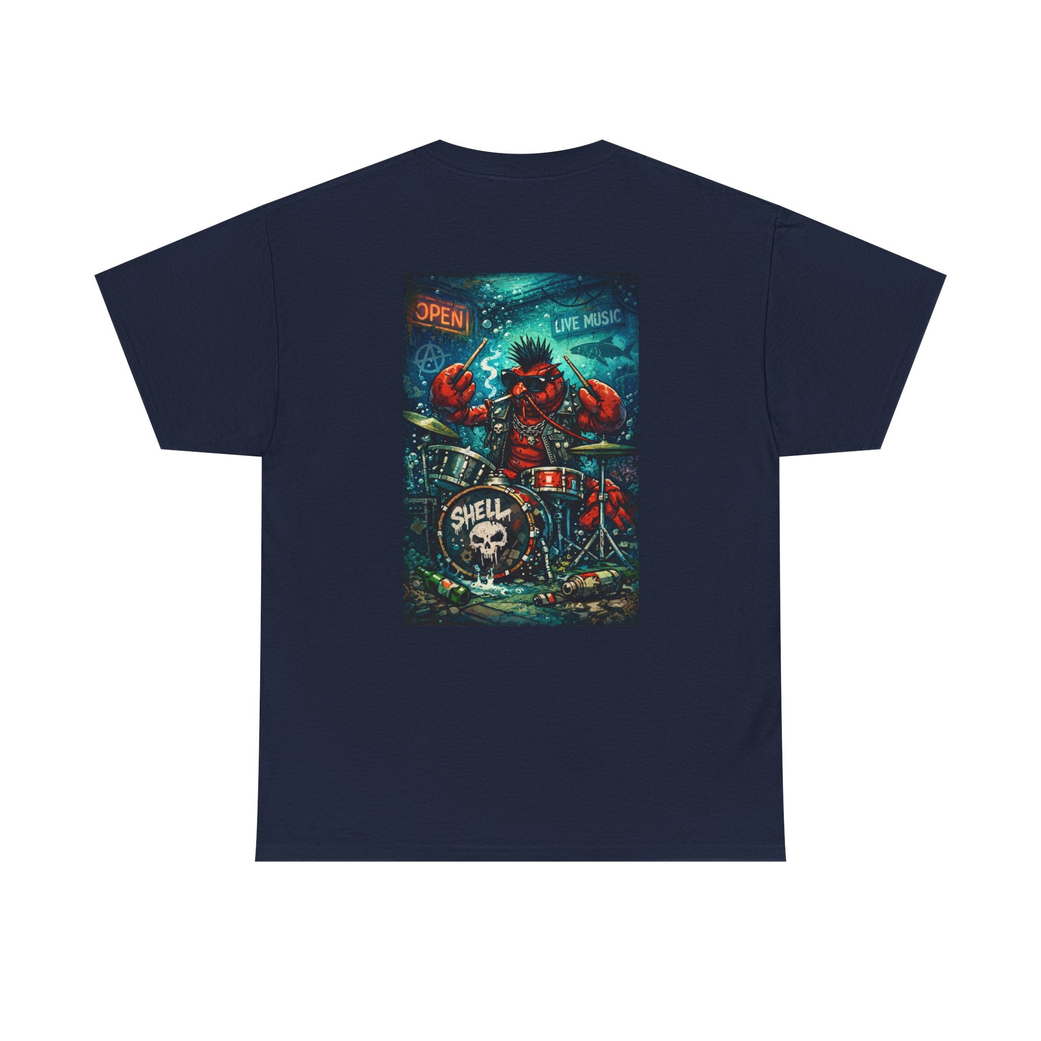 Drummer Lobstar  - Graphic T-Shirt