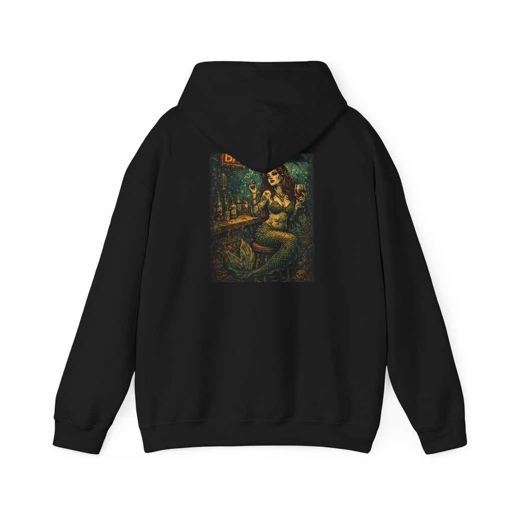 Mermaid at the Bar Graphic Hoodie