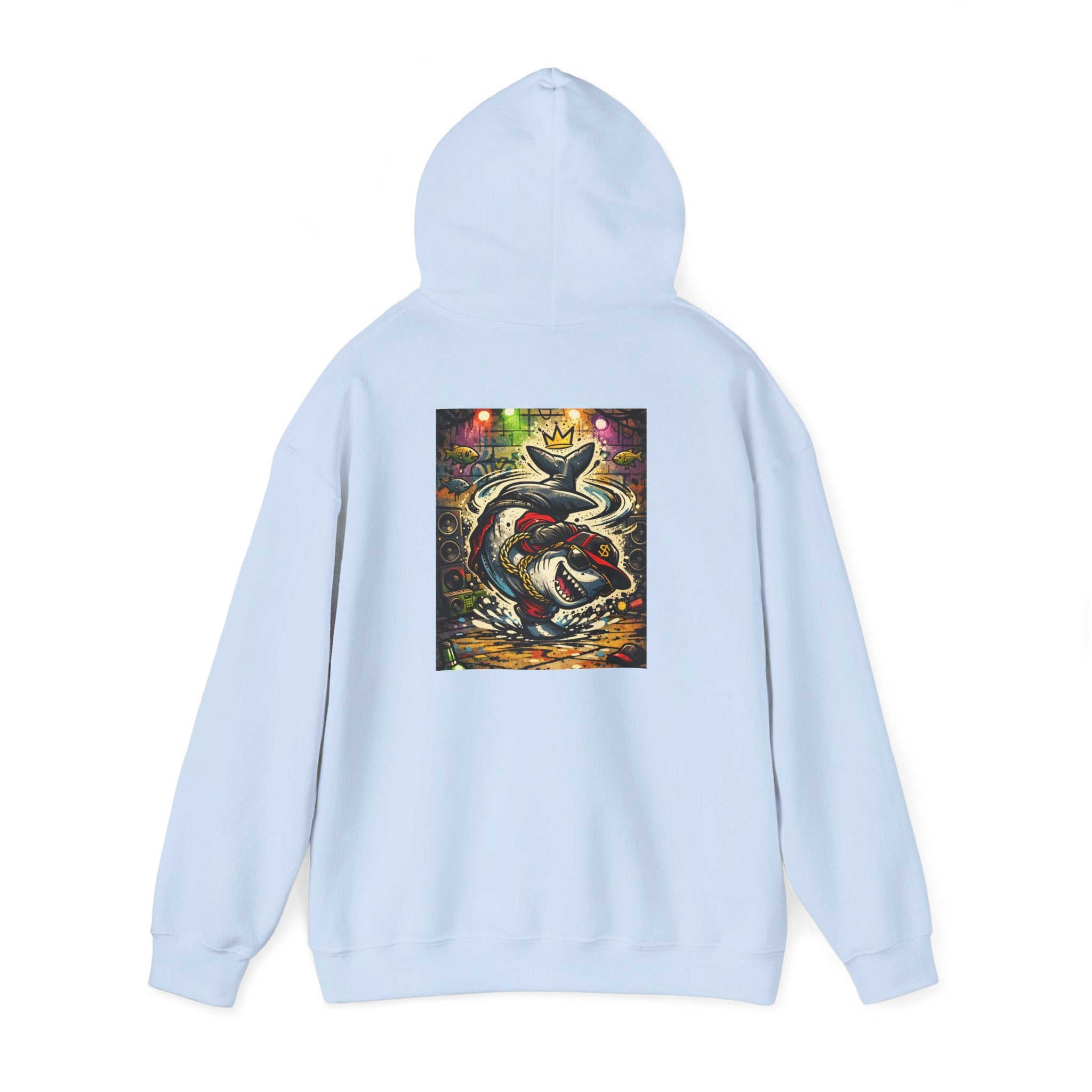 Breakdance Shark - Graphic Hoodie