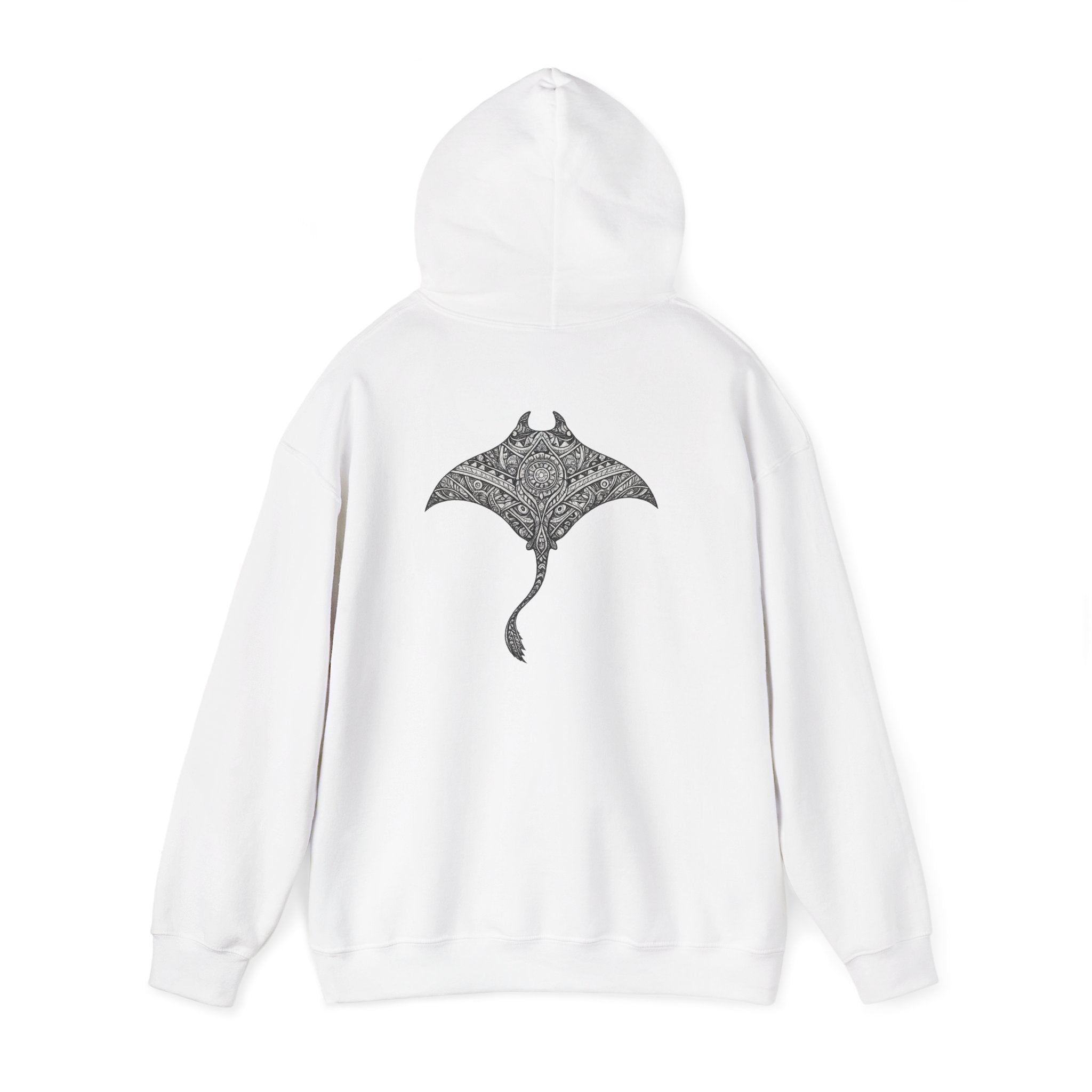 Mandala Manta Ray - "let the tide decide" - Graphic Hoodie