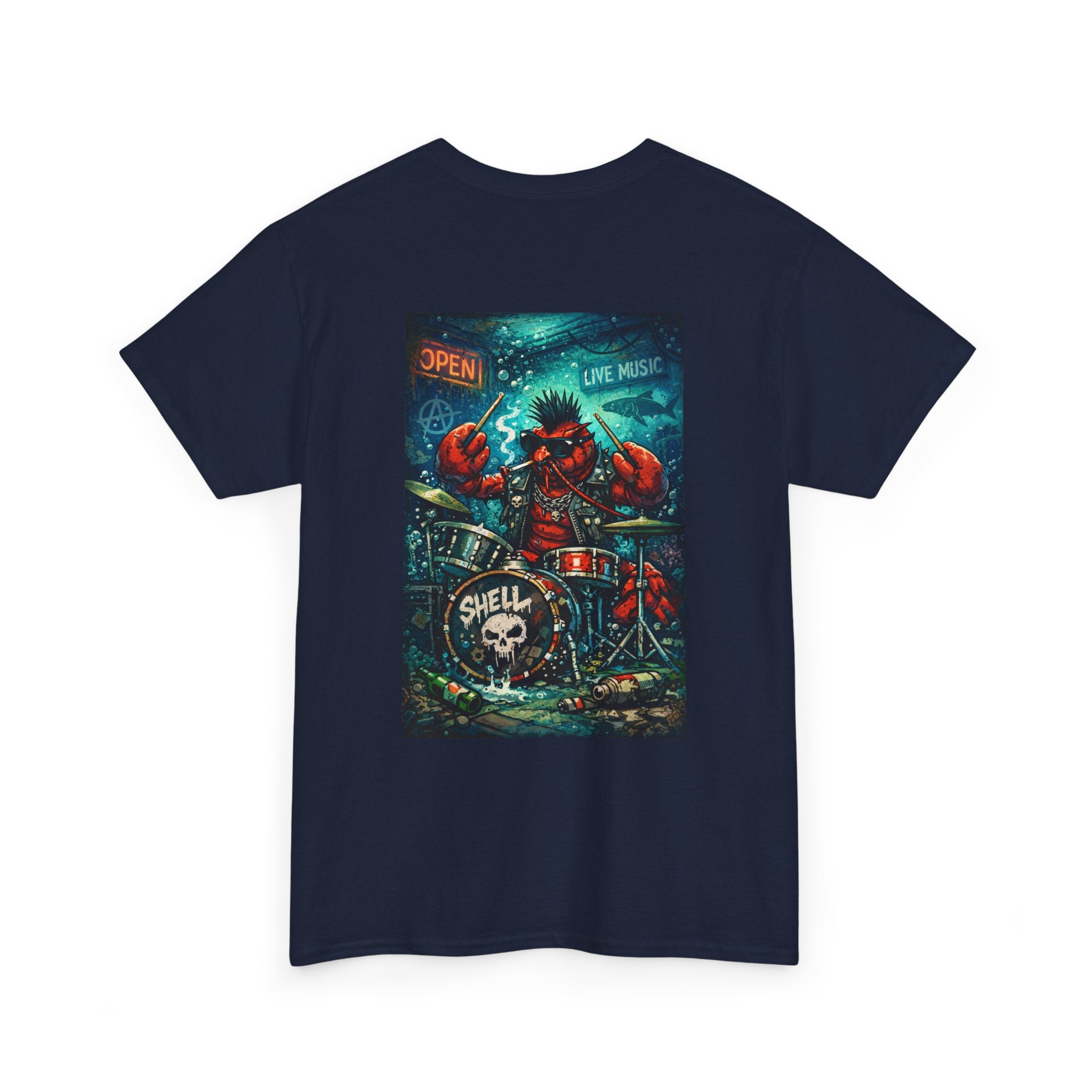 Drummer Lobstar  - Graphic T-Shirt