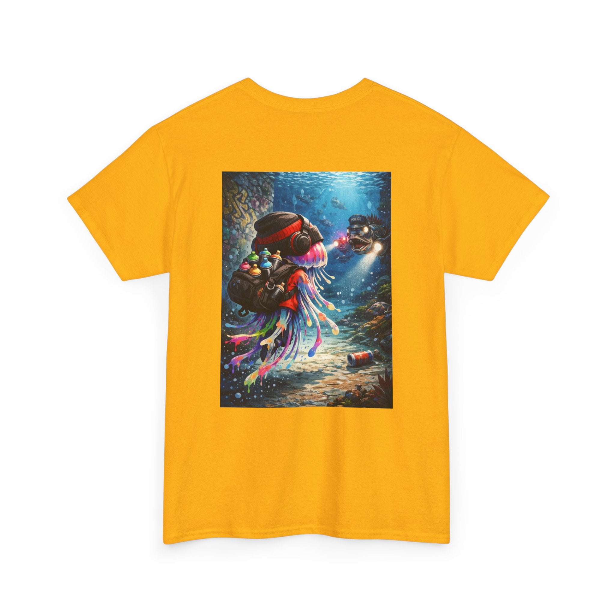 Graffiti Jellyfish - Graphic T-Shirt