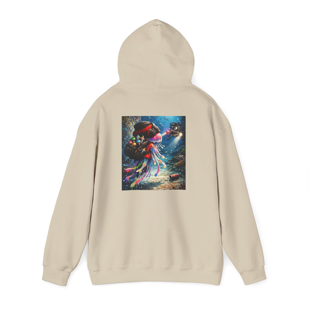 Graffiti Jellyfish - Graphic Hoodie