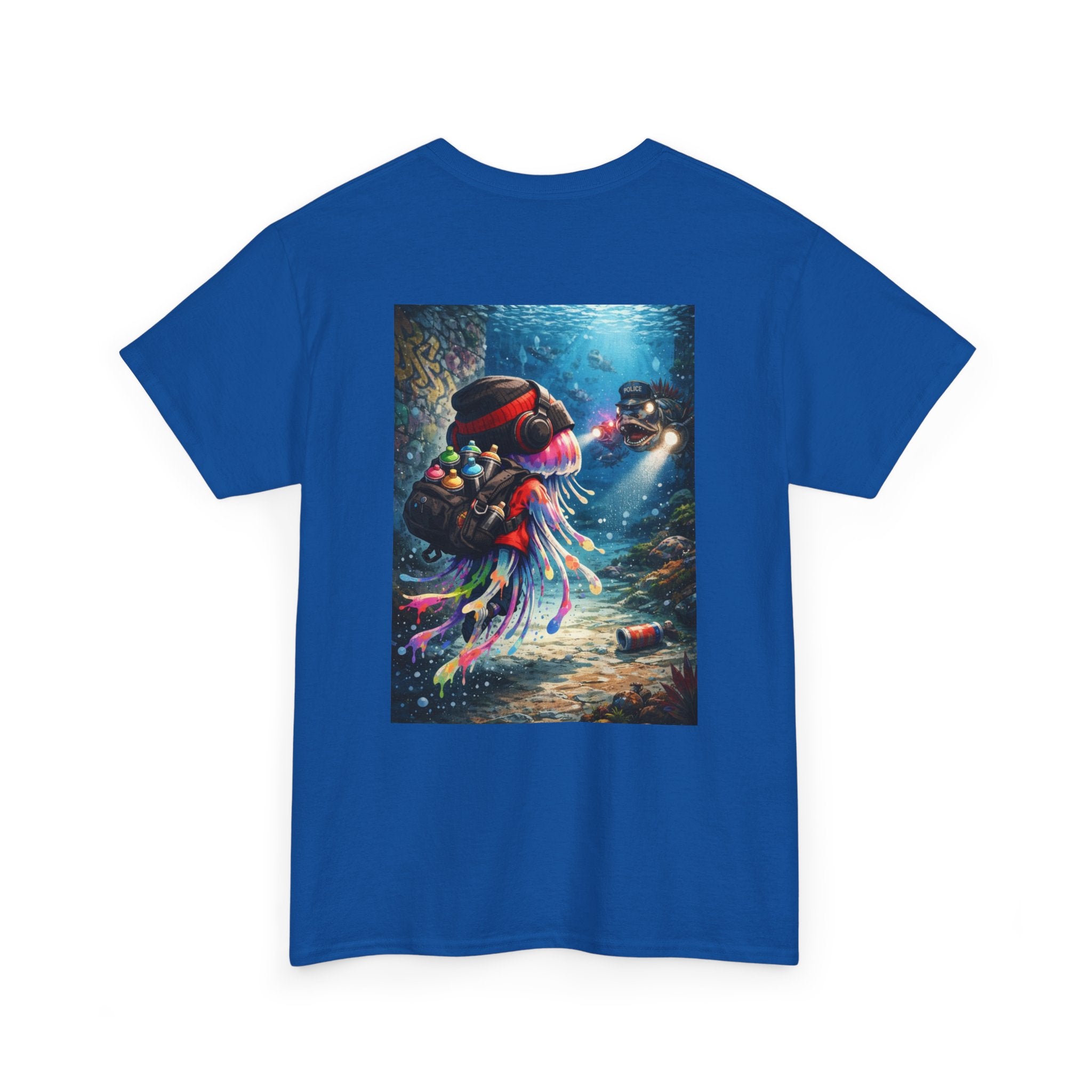 Graffiti Jellyfish - Graphic T-Shirt