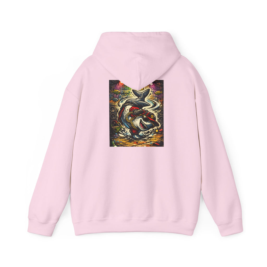Breakdance Shark - Graphic Hoodie
