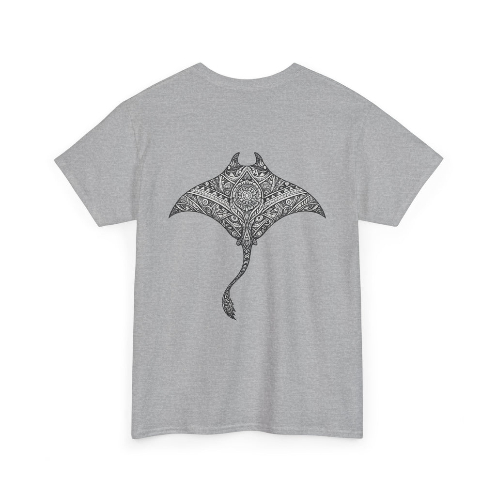 Manta Ray Mandala - "Let the Tide decide" - Graphic T Shirt