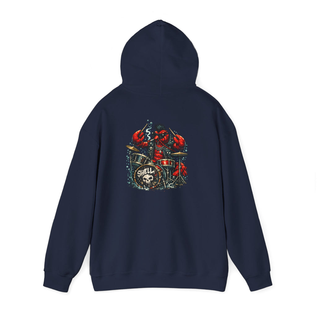 Lobster drums - "Made under pressure. Made below sea level." - Graphic Hoodie