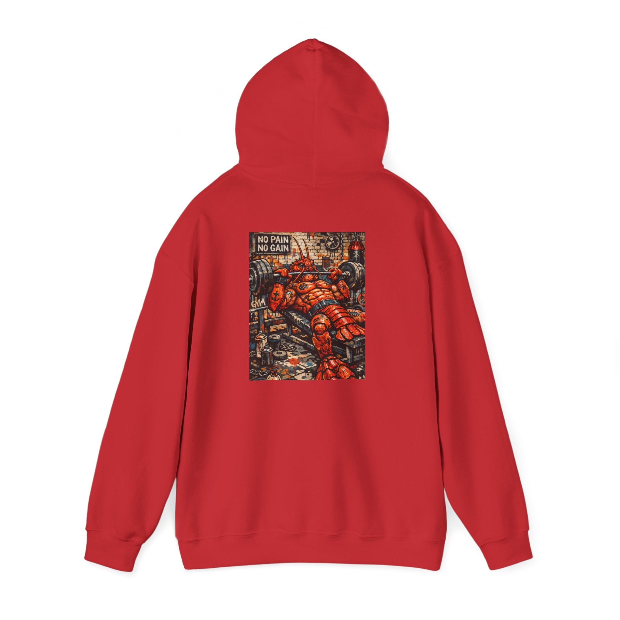Weightlifting Lobster boss - "Made under pressure. Made below sea level." - Graphic Hoodie