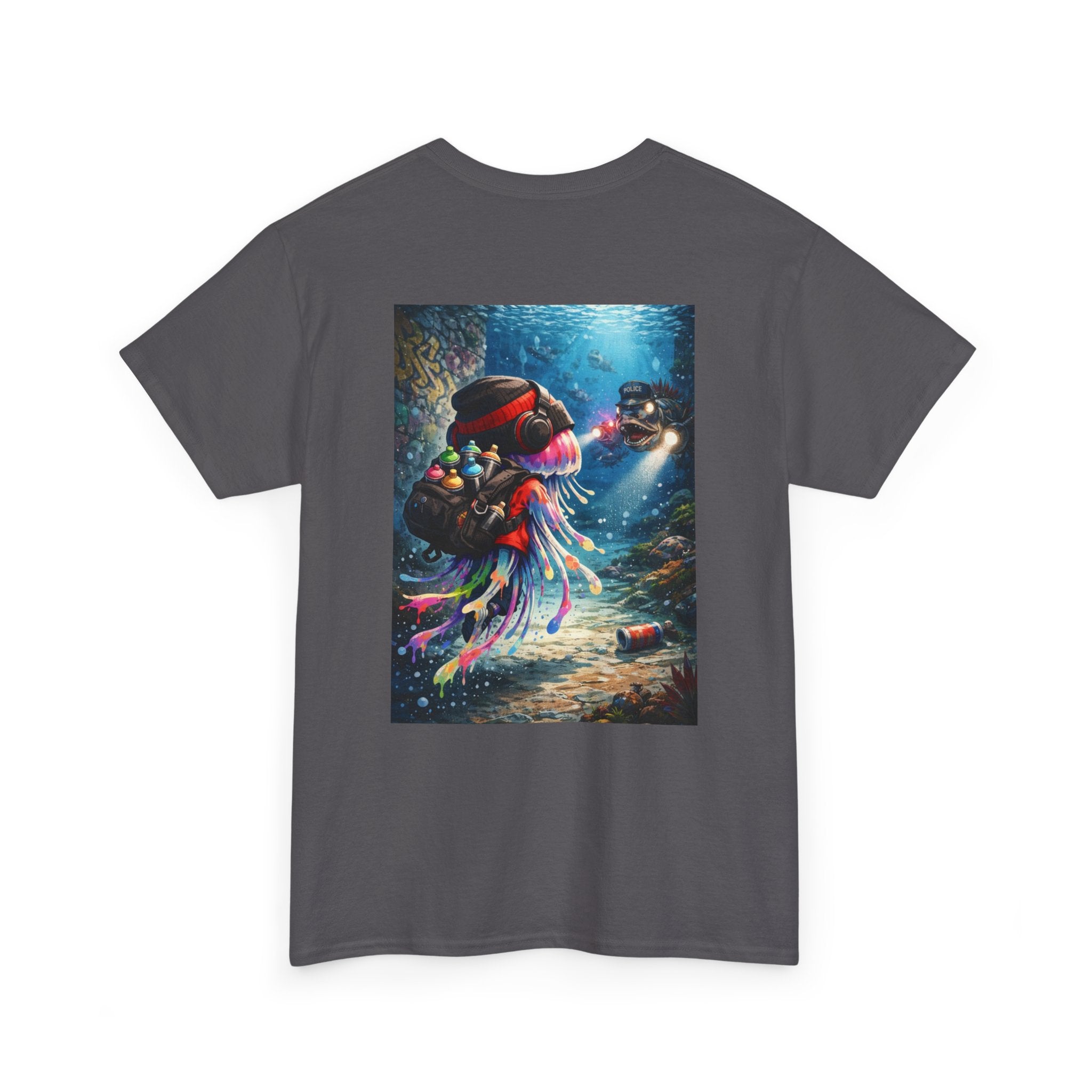 Graffiti Jellyfish - Graphic T-Shirt