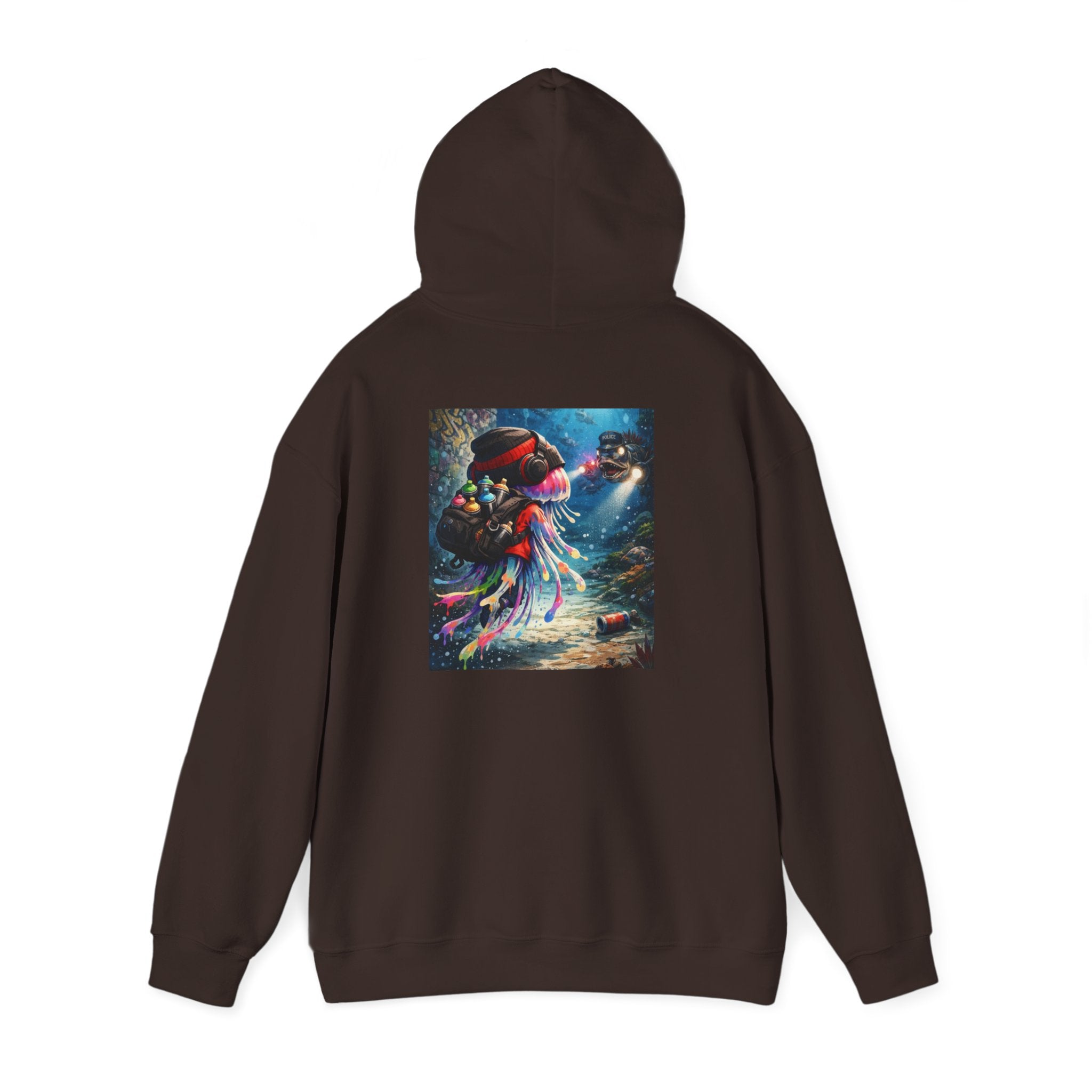 Graffiti Jellyfish - Graphic Hoodie