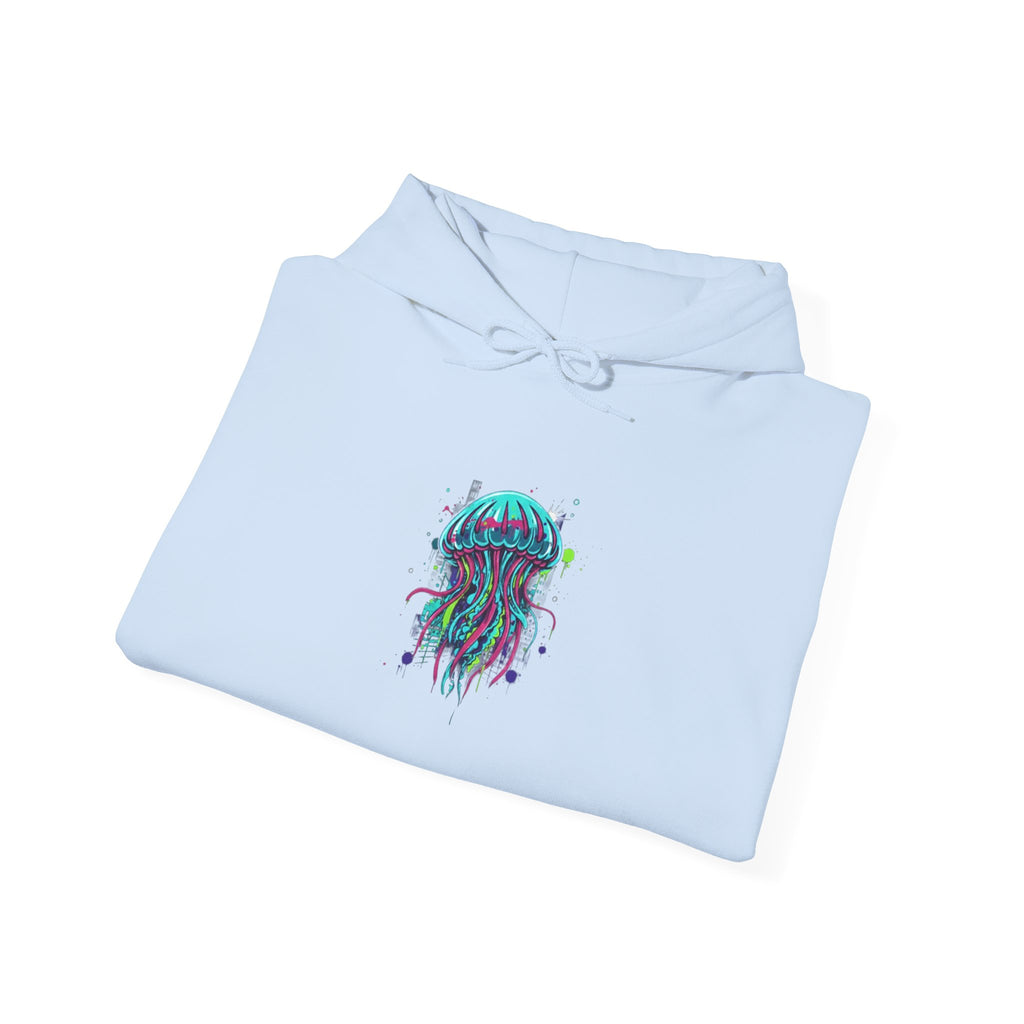 Graffiti Jellyfish - Graphic Hoodie