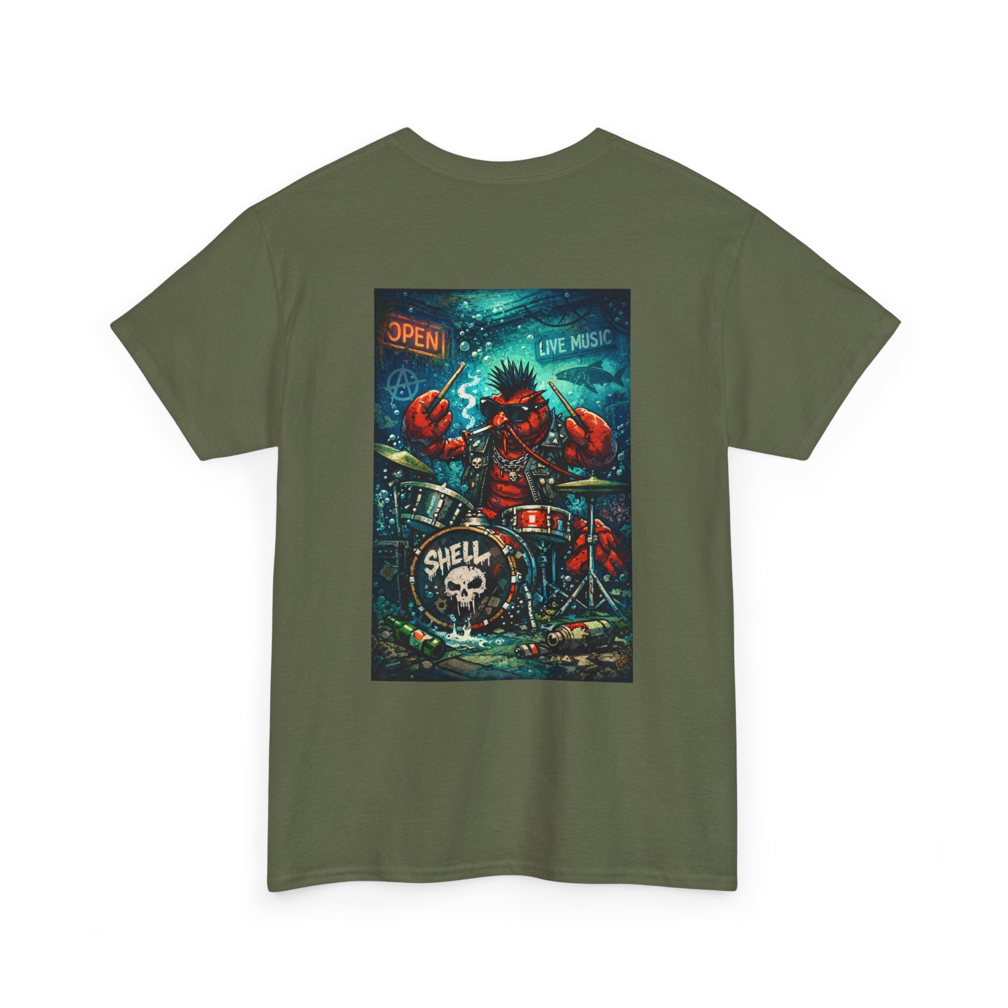 Drummer Lobstar  - Graphic T-Shirt