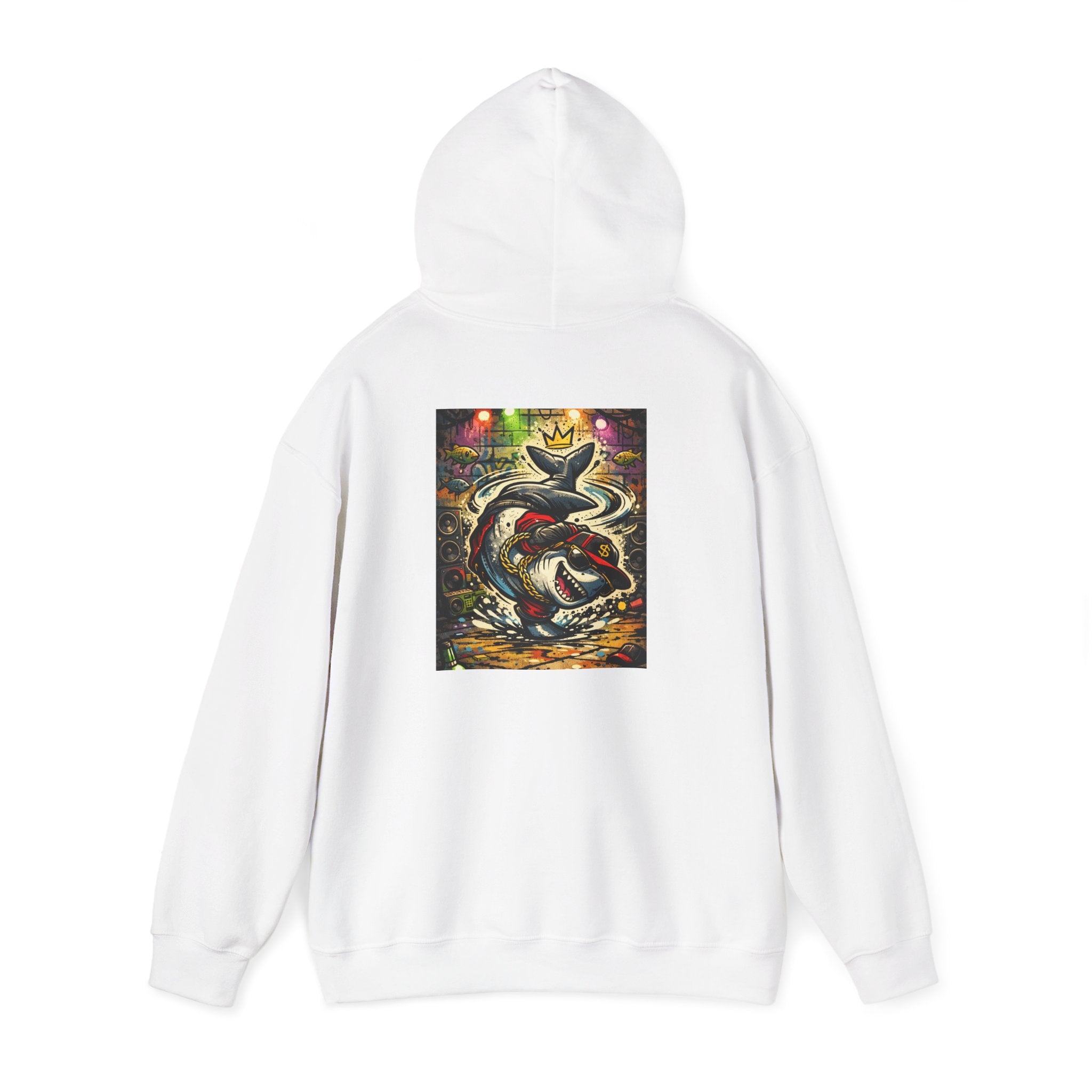 Breakdance Shark - Graphic Hoodie