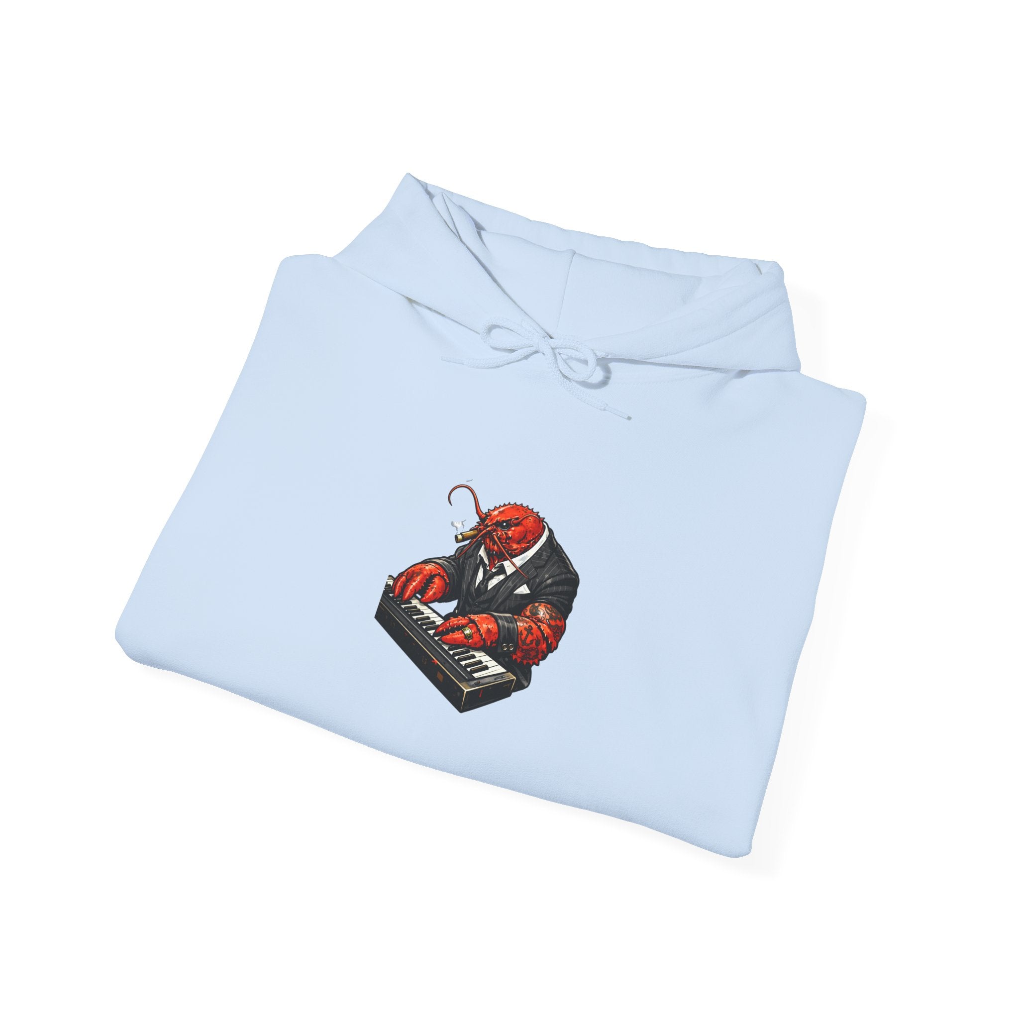 Lobster plays piano too - Graphic Hoodie