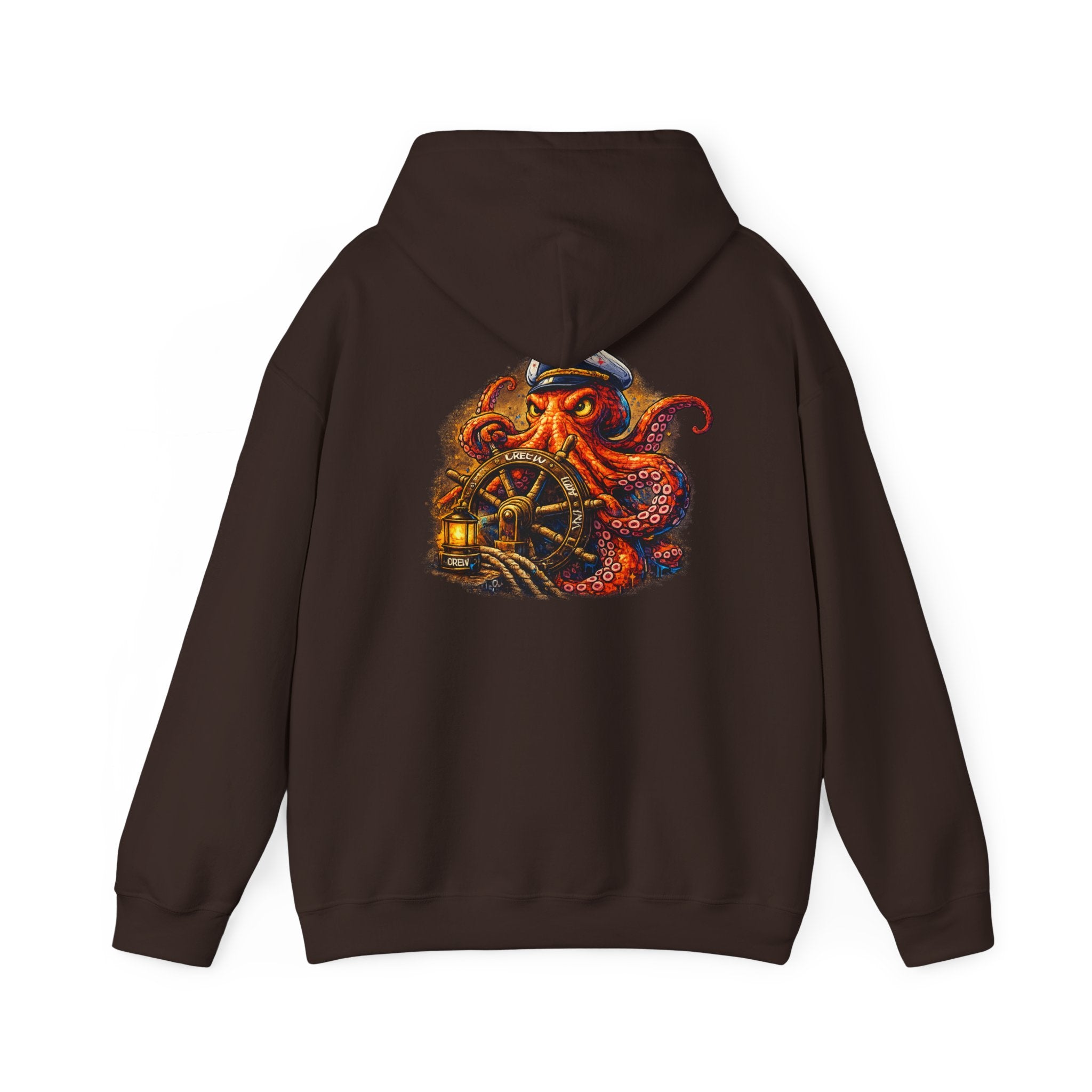 Captain Octopus - "Made under pressure. Made below sea level." - Graphic Hoodie