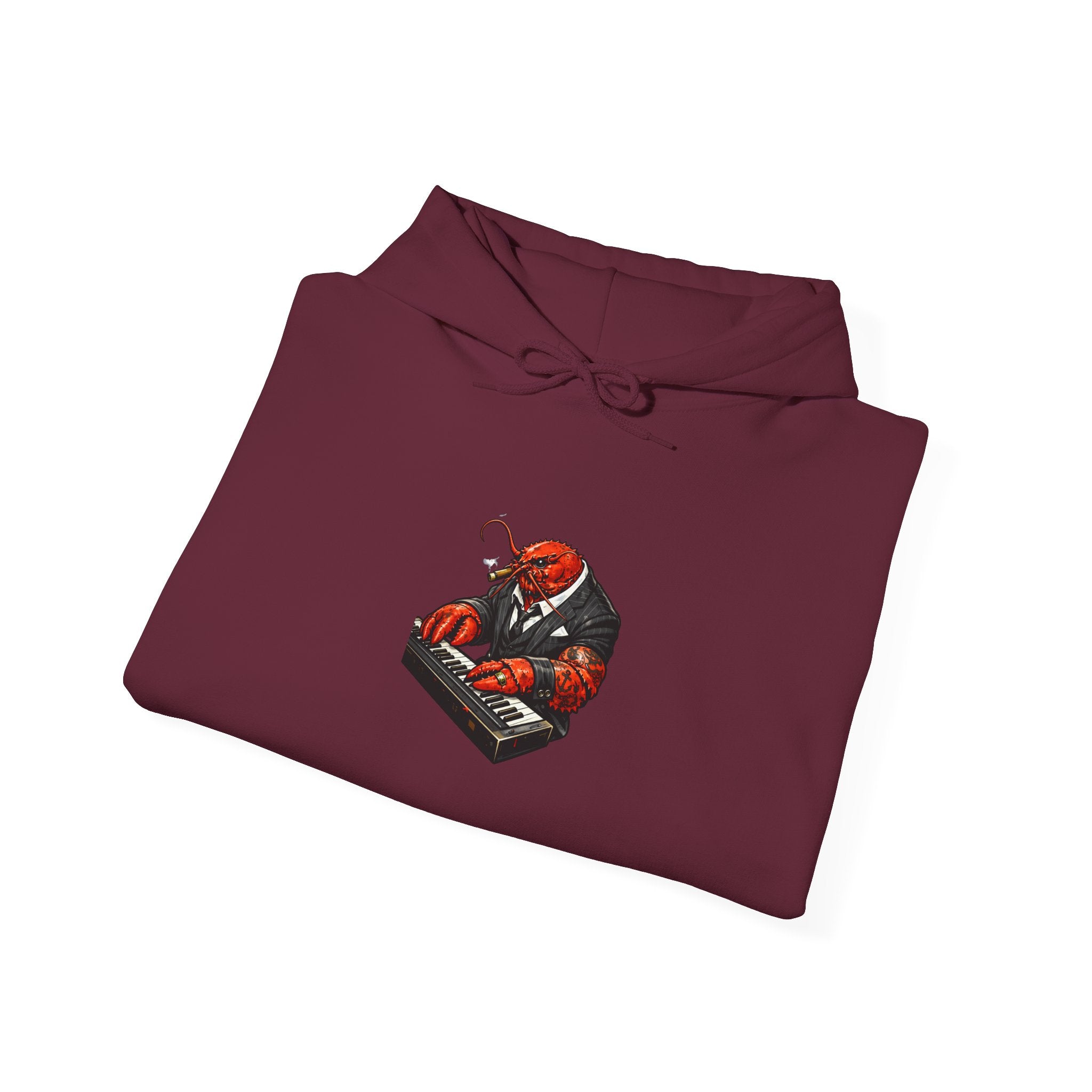 Lobster plays piano too - Graphic Hoodie