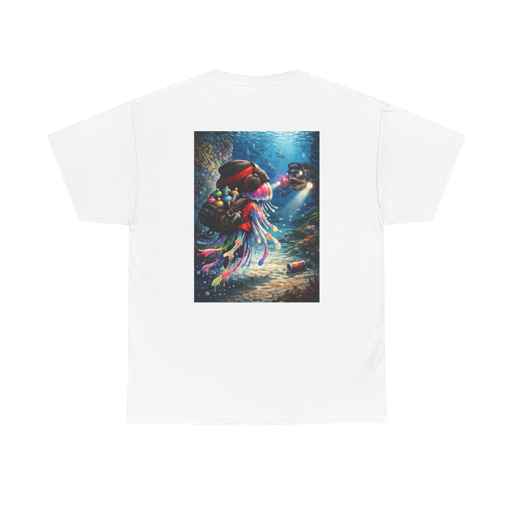 Graffiti Jellyfish - Graphic T-Shirt