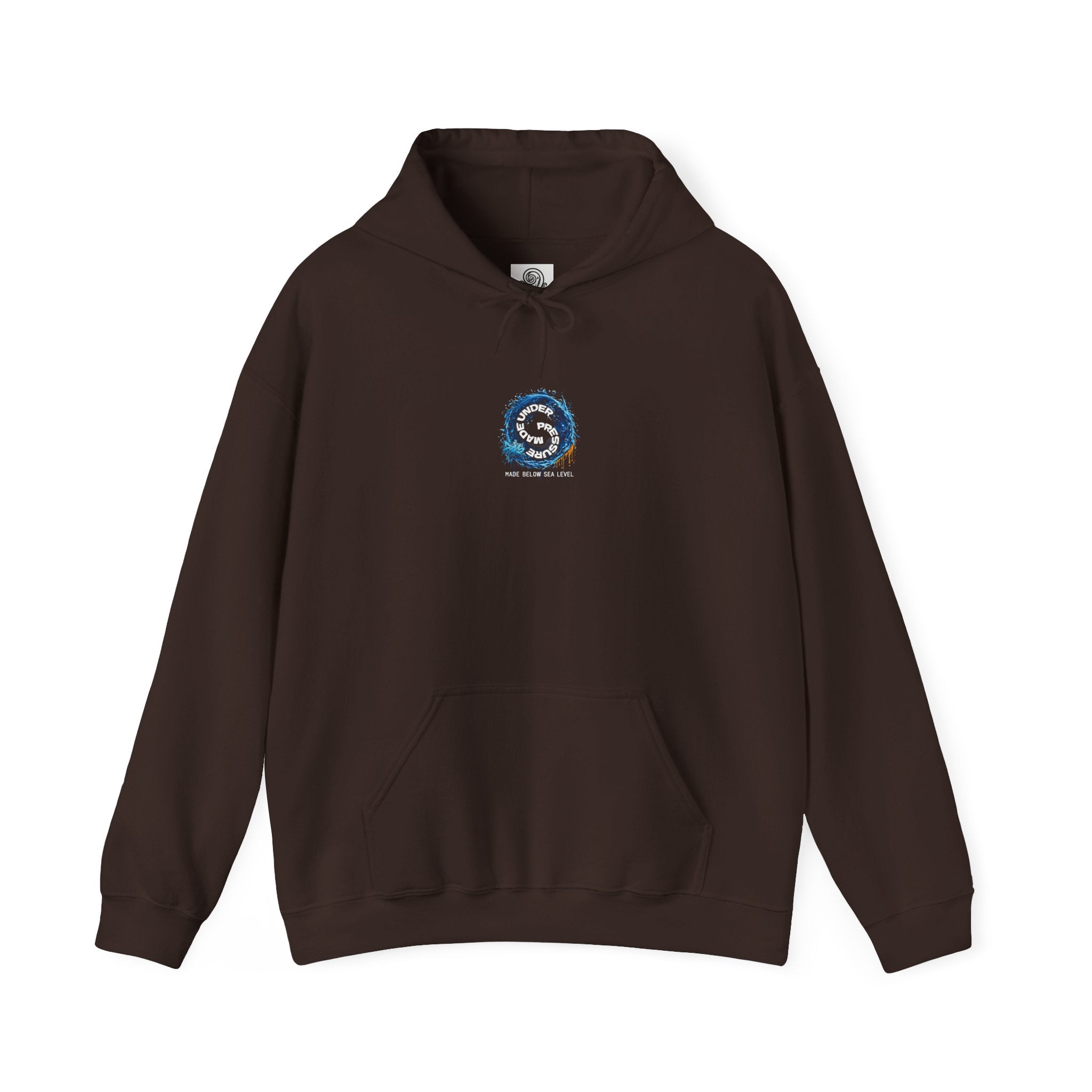 Seahorse on the sax - "Made under pressure. Made below sea level." - Graphic Hoodie