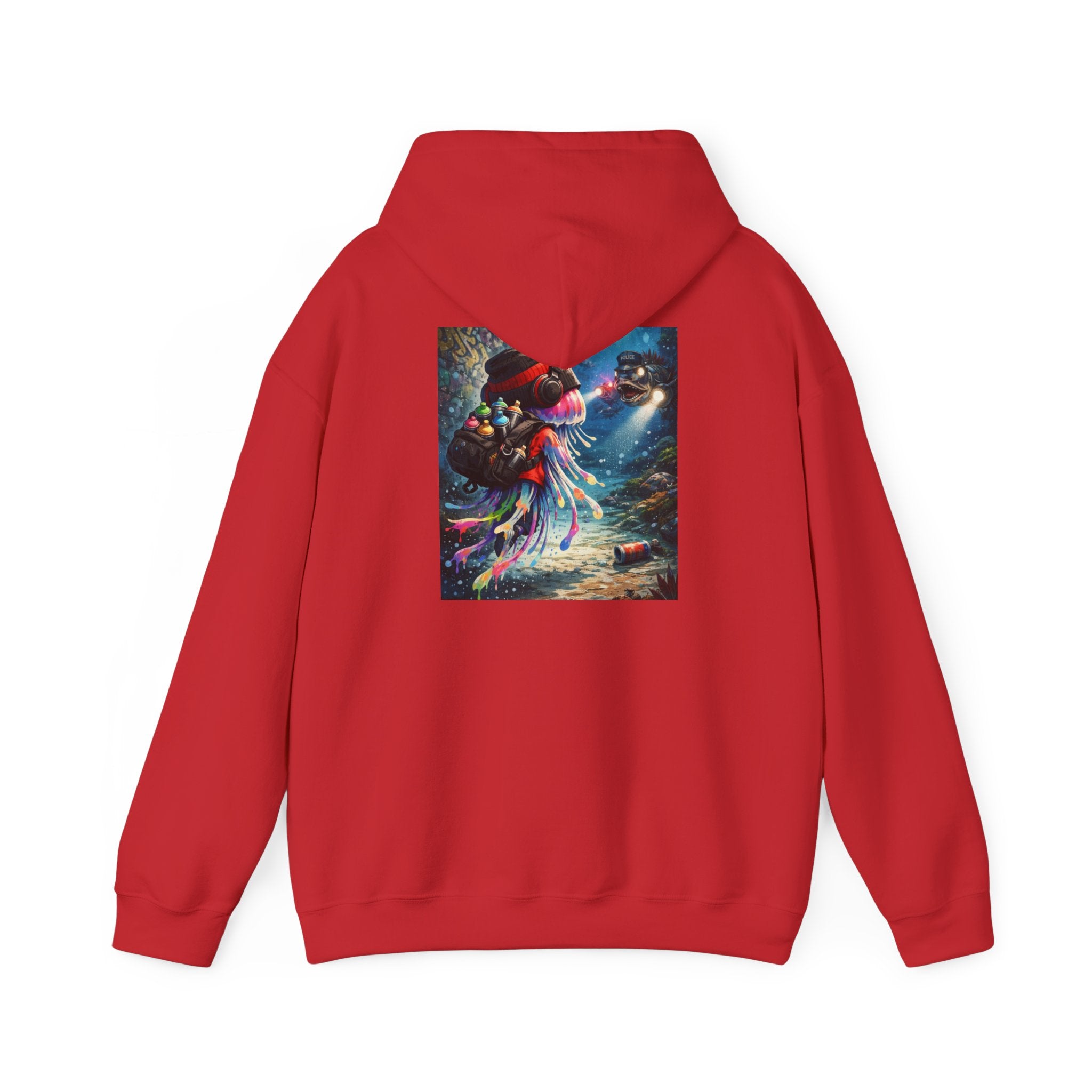 Graffiti Jellyfish - Graphic Hoodie