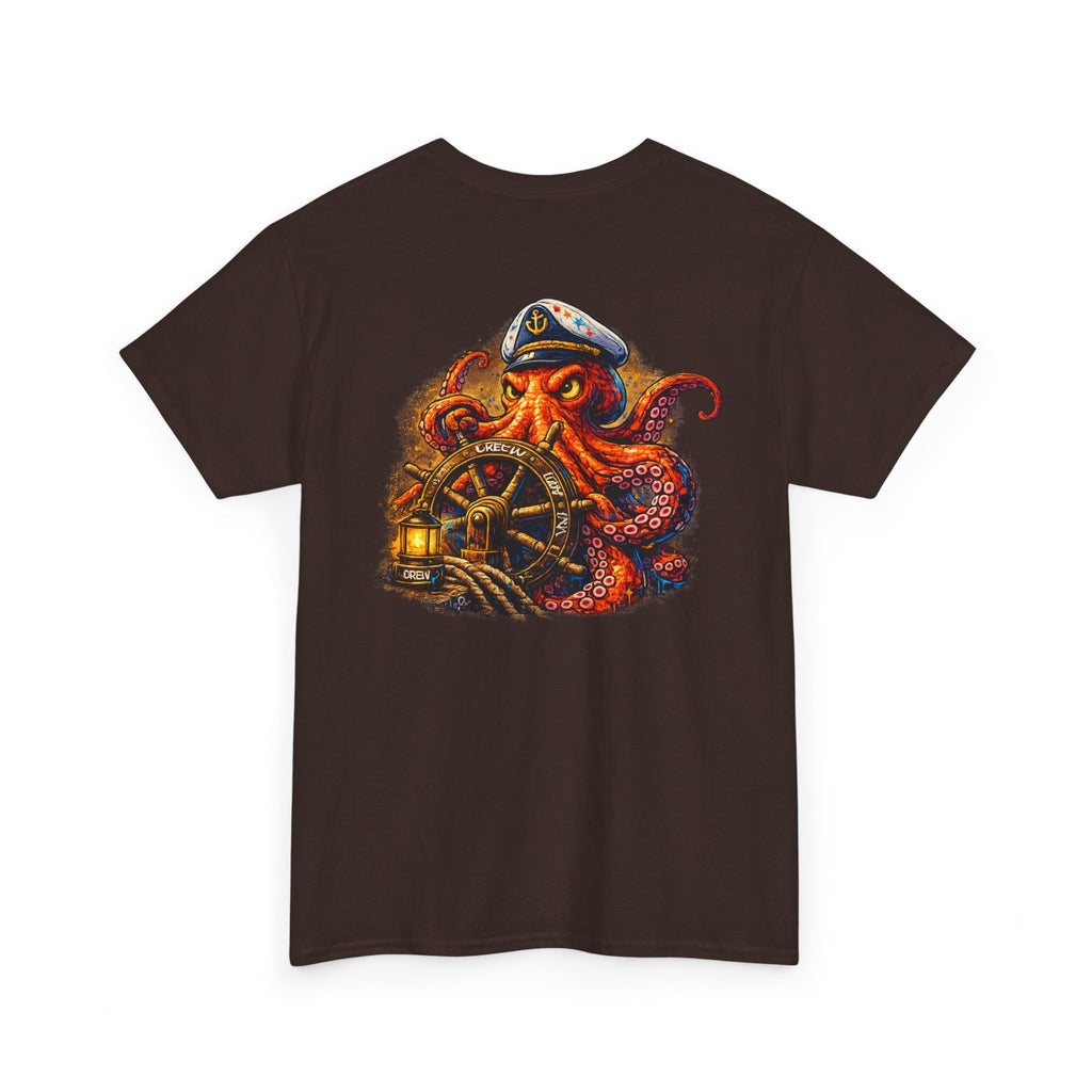 Captain Octopus - "Made under presssure. Made below sea level." - Graphic T - Shirt