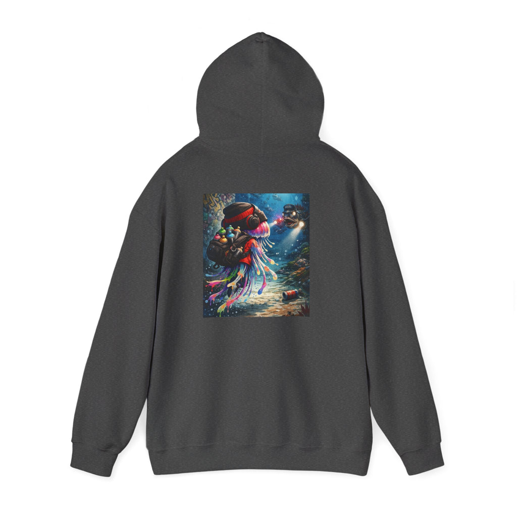 Graffiti Jellyfish - Graphic Hoodie