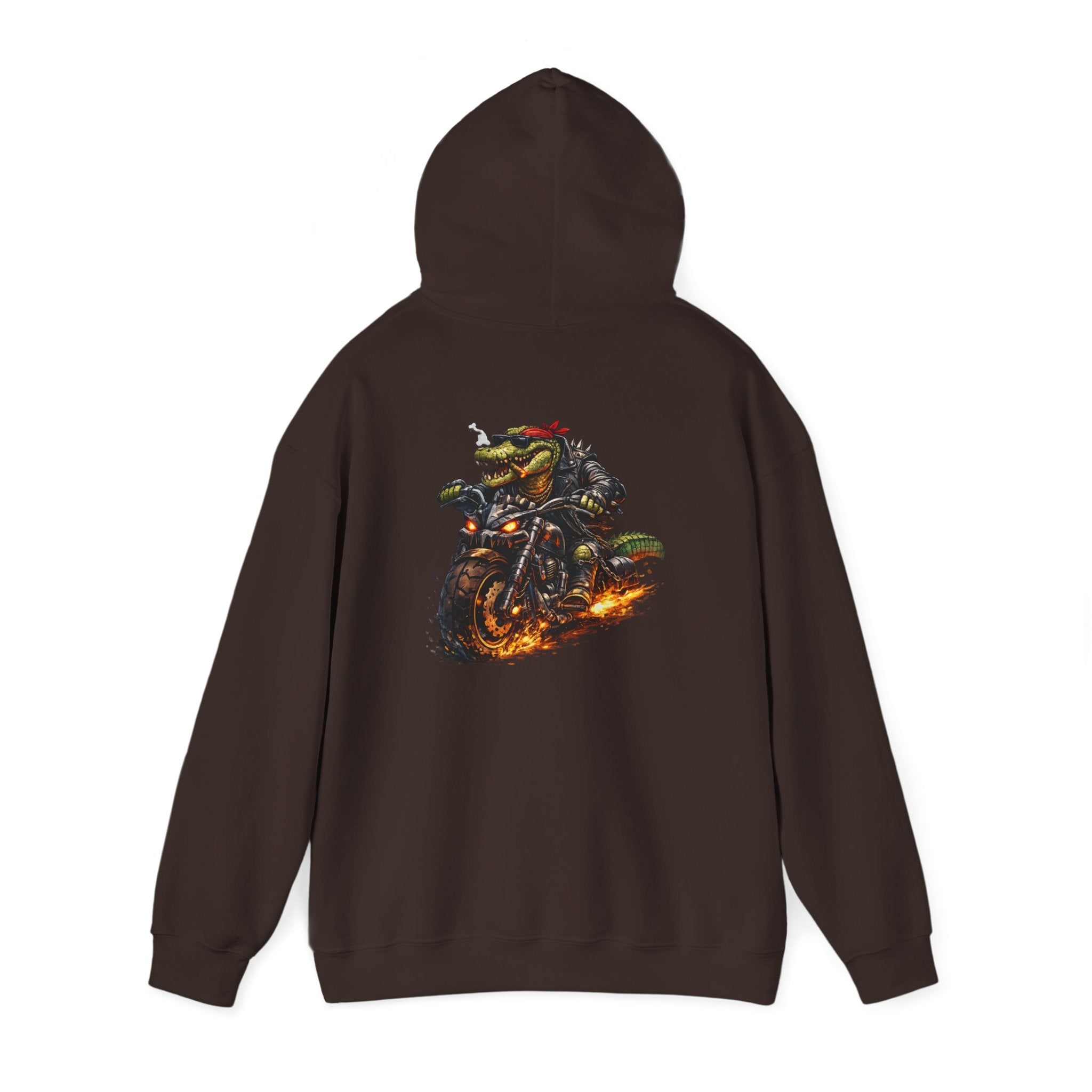 Biker Croc - "Made under pressure. Made below sea level." - Graphic hoodie
