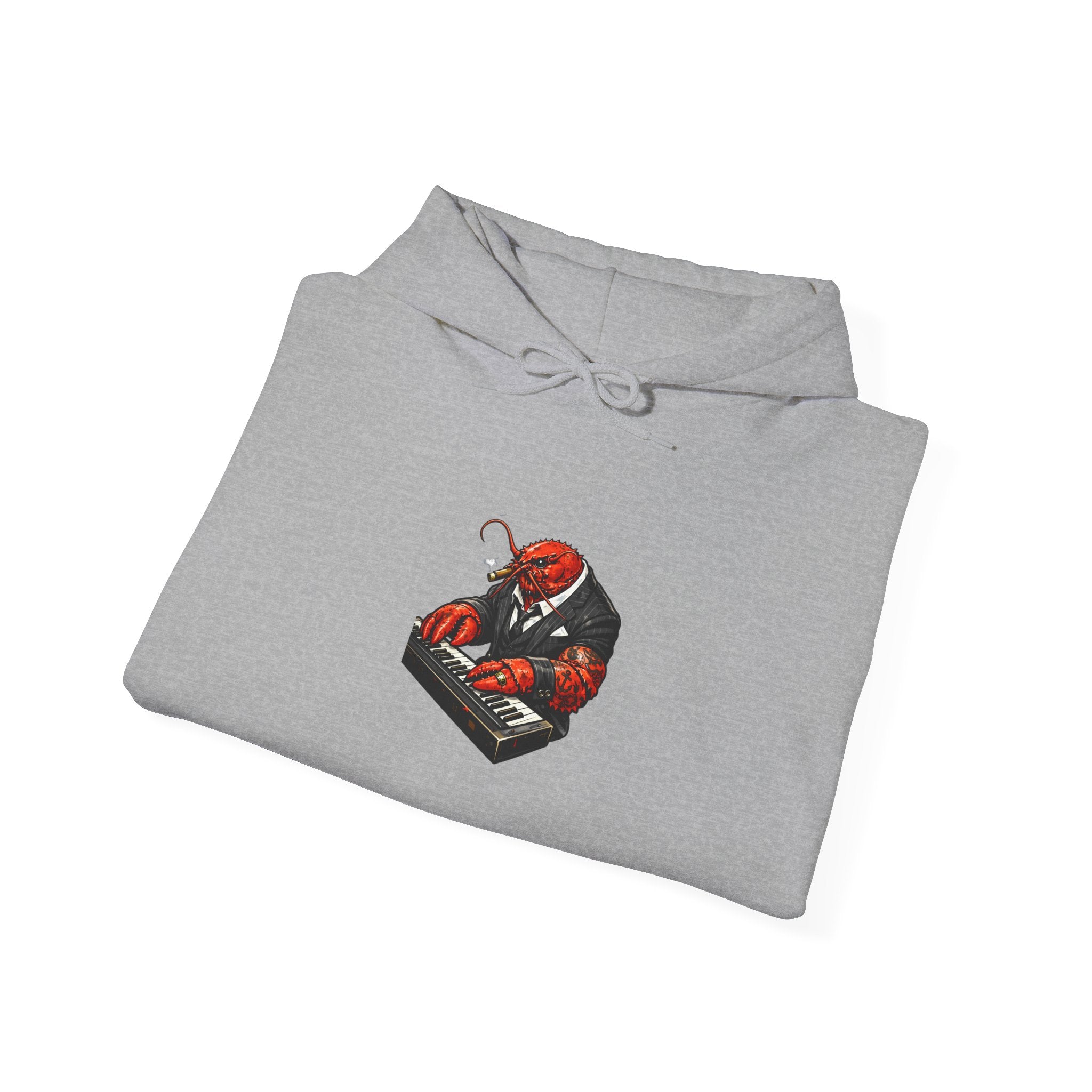 Lobster plays piano too - Graphic Hoodie