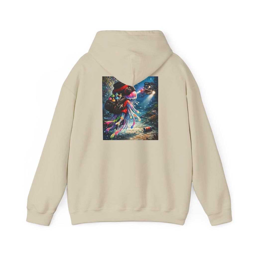 Graffiti Jellyfish - Graphic Hoodie