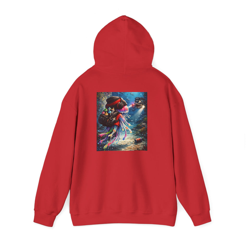 Graffiti Jellyfish - Graphic Hoodie