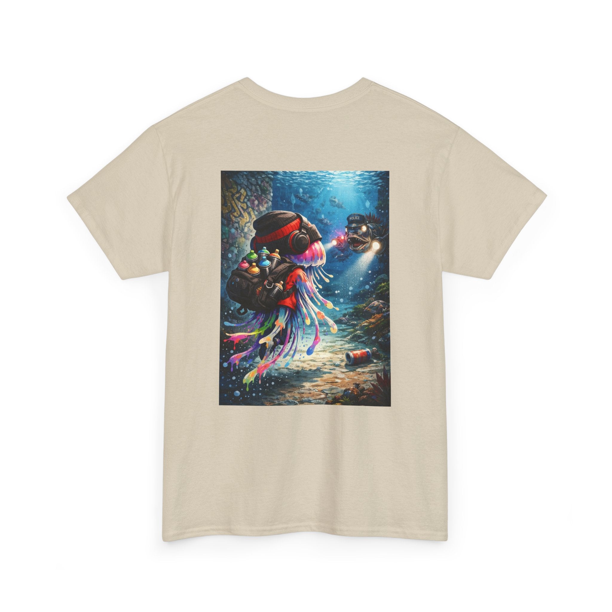 Graffiti Jellyfish - Graphic T-Shirt