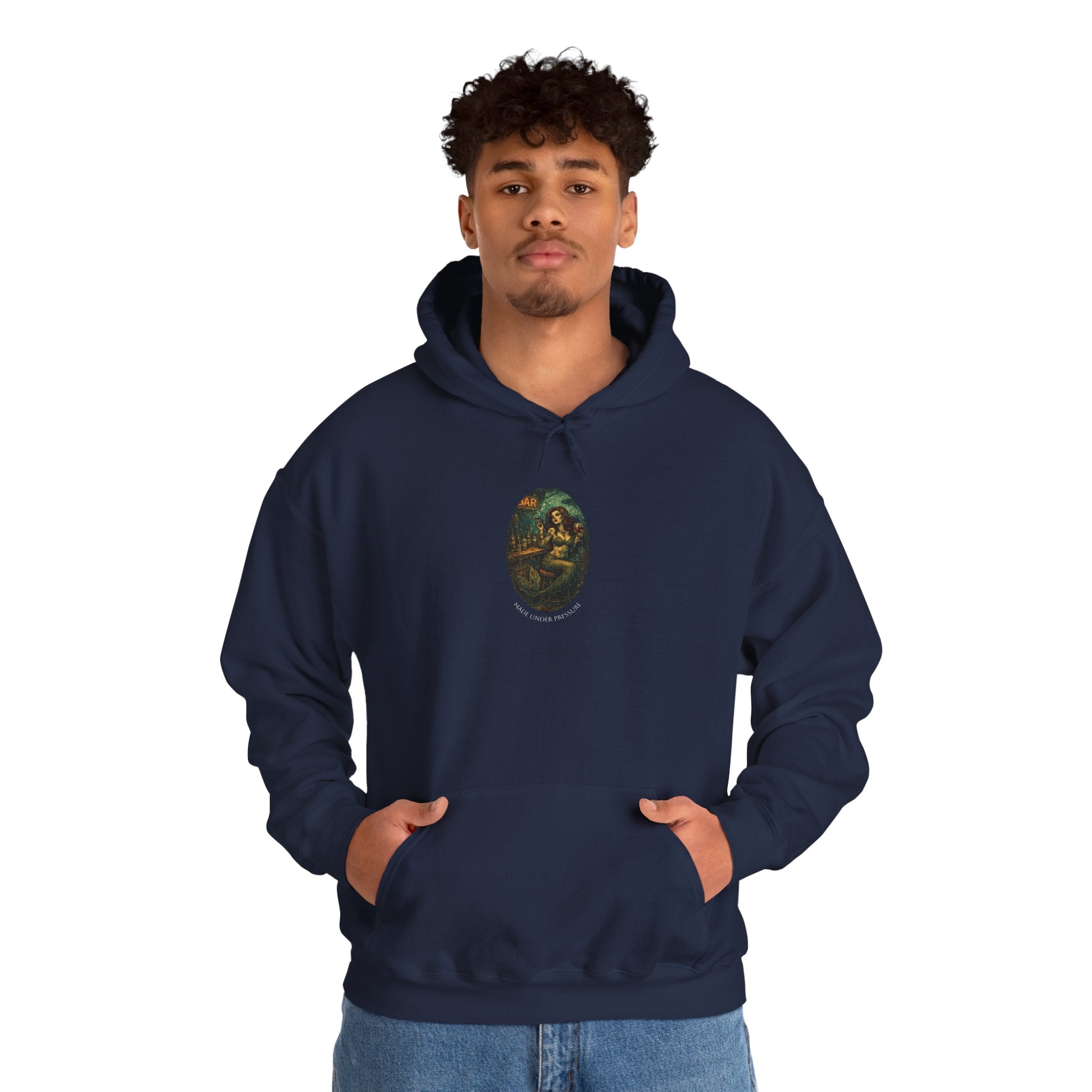 Mermaid at the Bar Graphic Hoodie