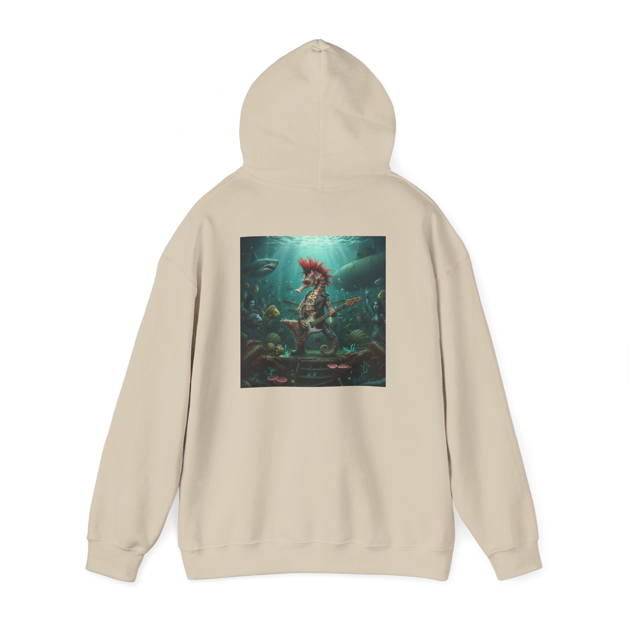 Rockstar Seahorse - Graphic Hoodie