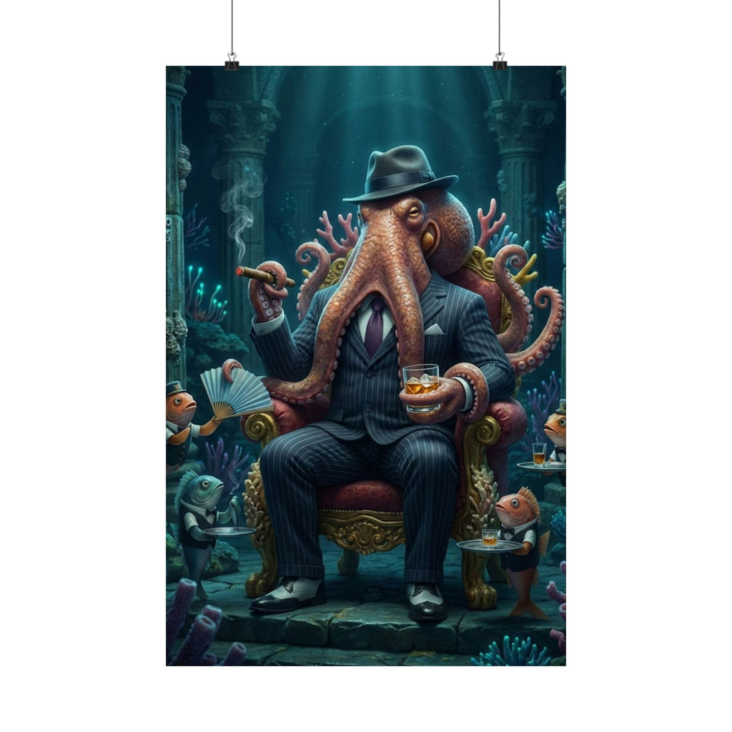 King Octopus - Graphic Poster