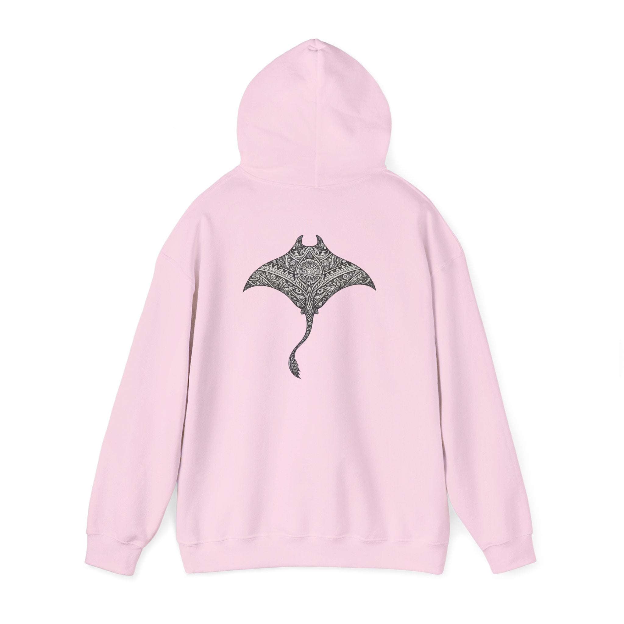 Mandala Manta Ray - "let the tide decide" - Graphic Hoodie