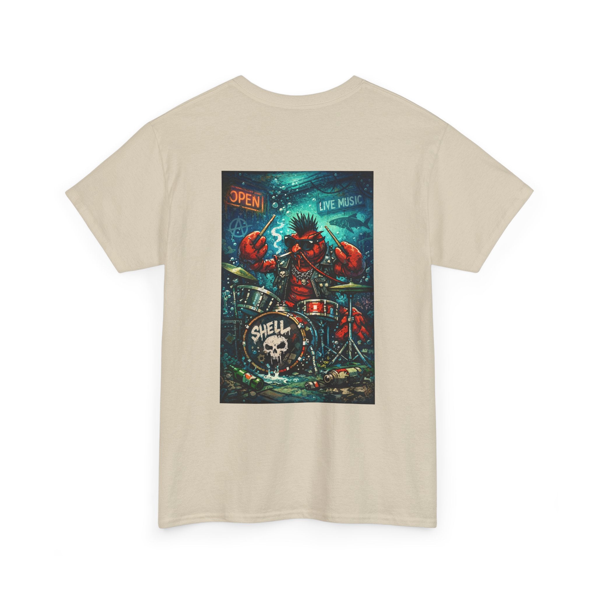 Drummer Lobstar  - Graphic T-Shirt