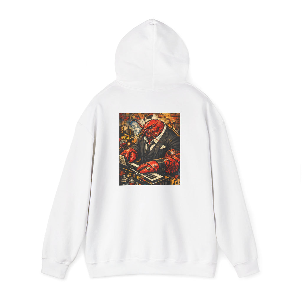 Lobster plays piano too - Graphic Hoodie