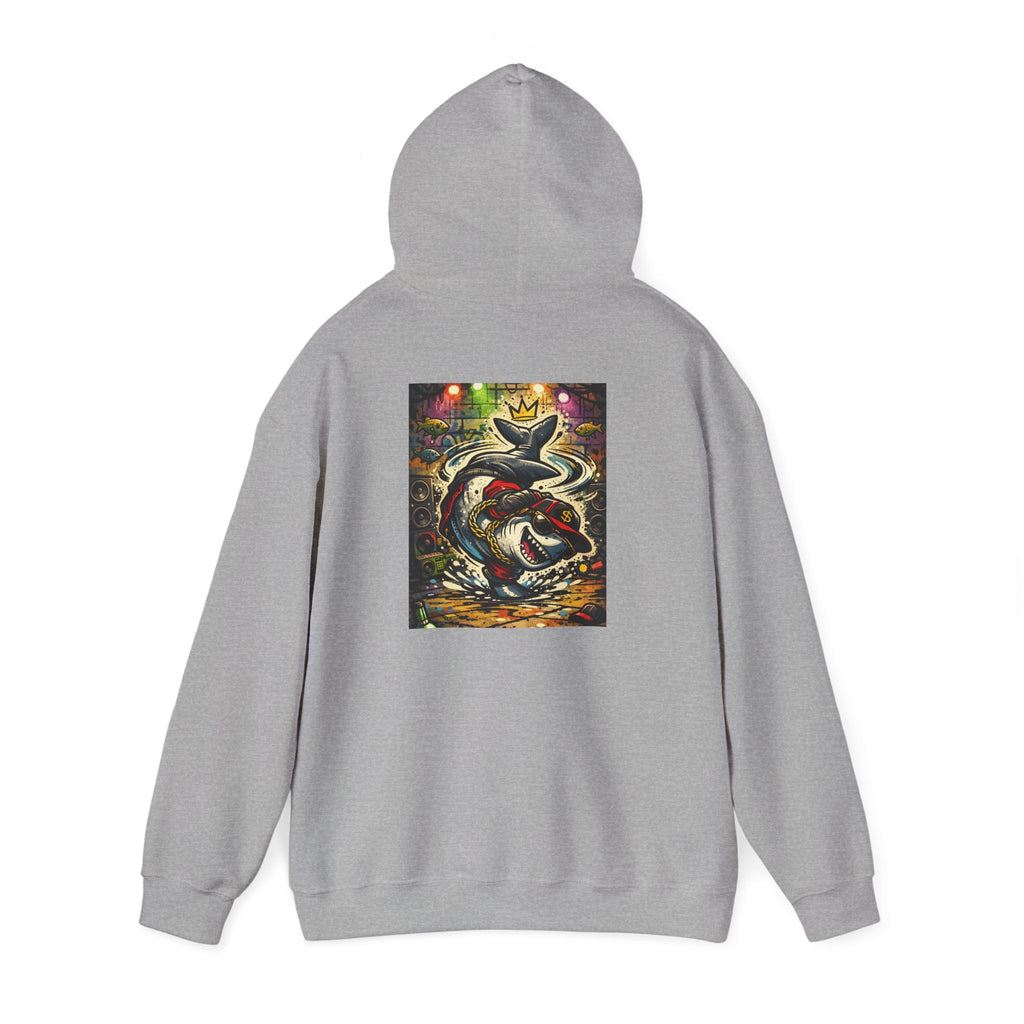 Breakdance Shark - Graphic Hoodie