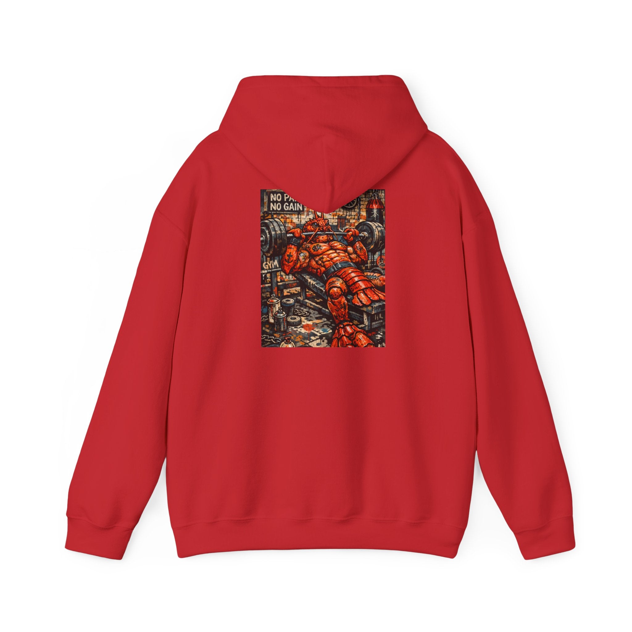 Weightlifting Lobster boss - "Made under pressure. Made below sea level." - Graphic Hoodie