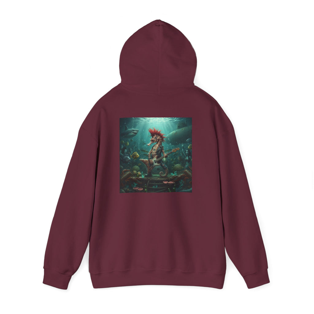 Rockstar Seahorse - Graphic Hoodie
