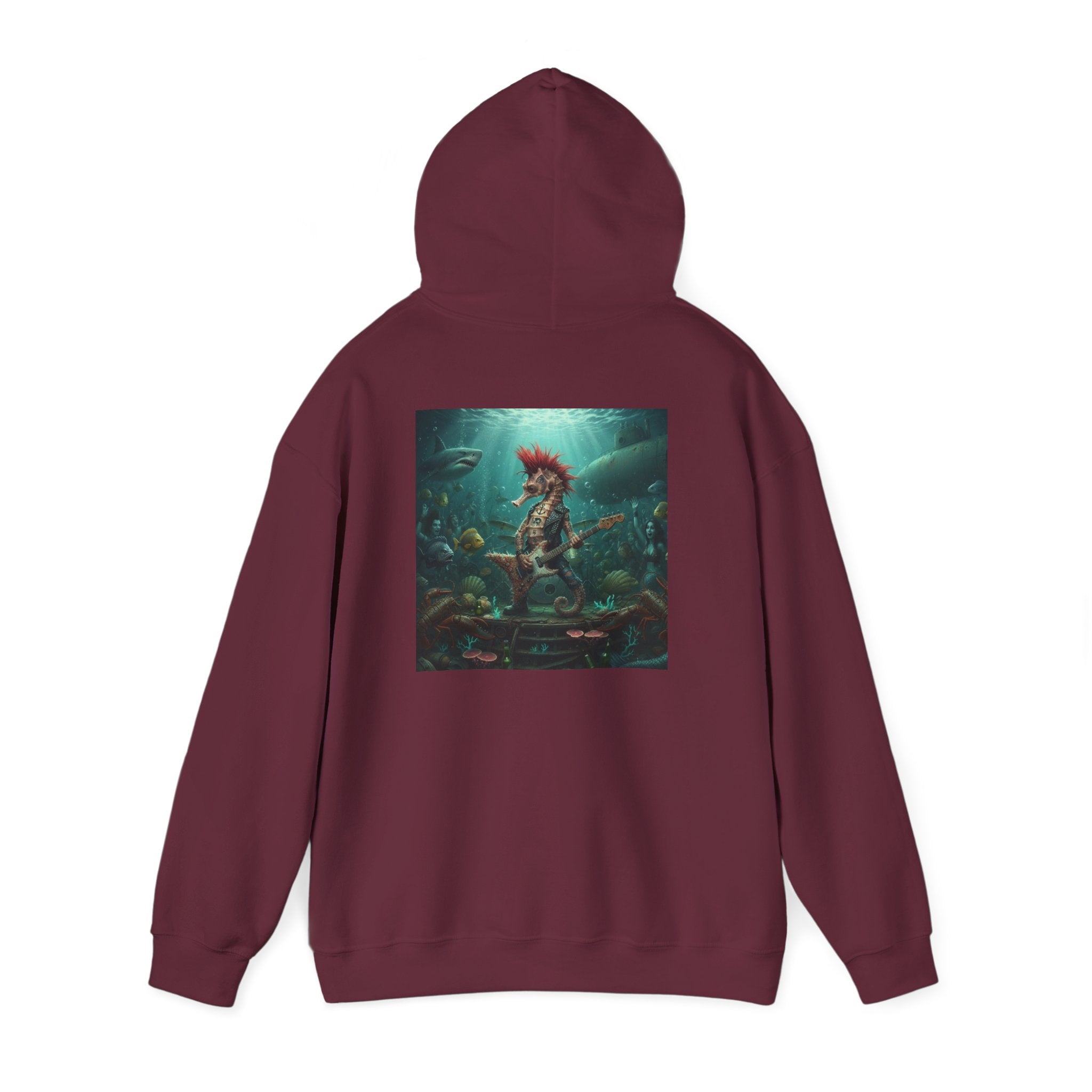 Rockstar Seahorse - Graphic Hoodie