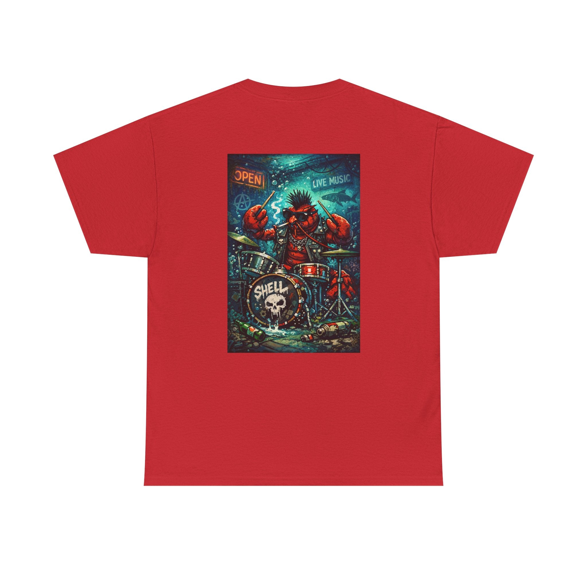 Drummer Lobstar  - Graphic T-Shirt