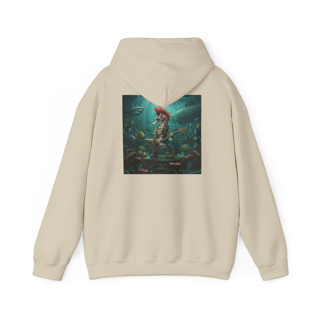 Rockstar Seahorse - Graphic Hoodie