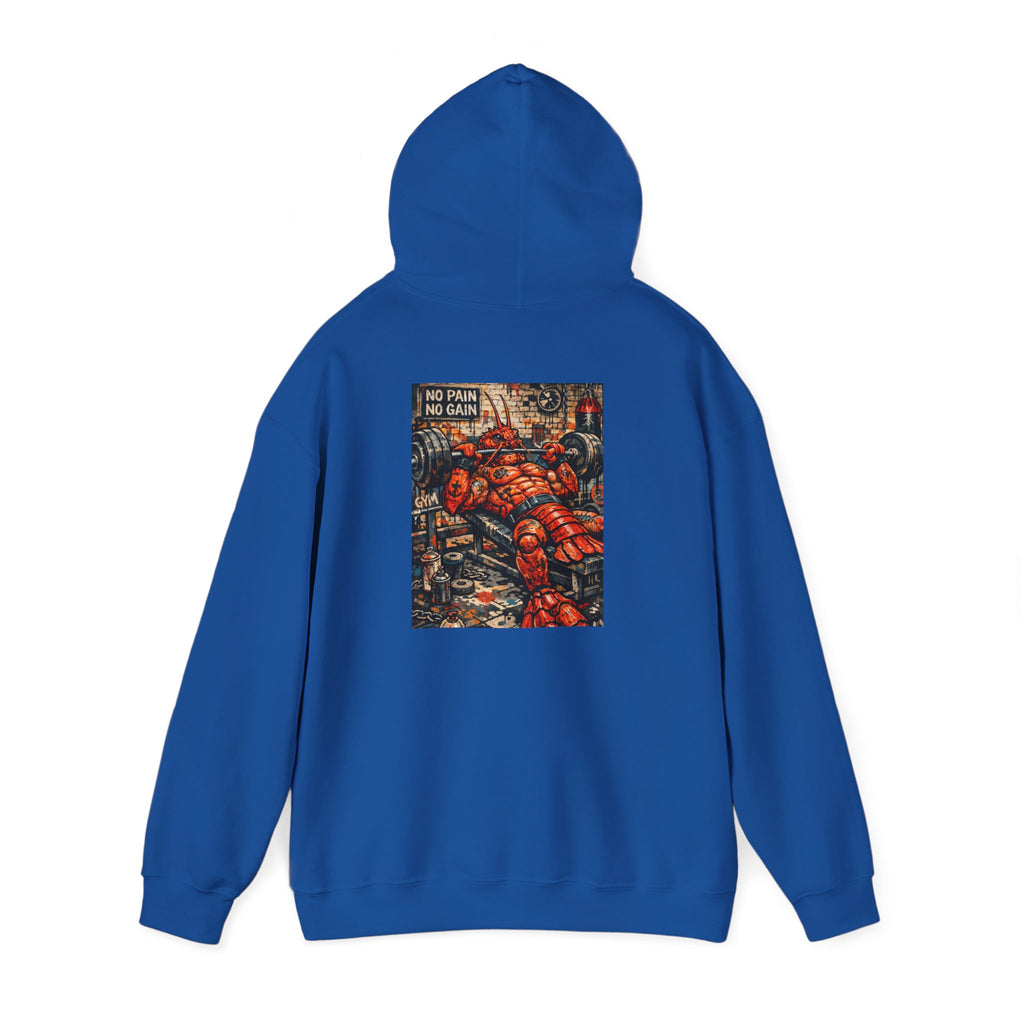 Weightlifting Lobster boss - "Made under pressure. Made below sea level." - Graphic Hoodie