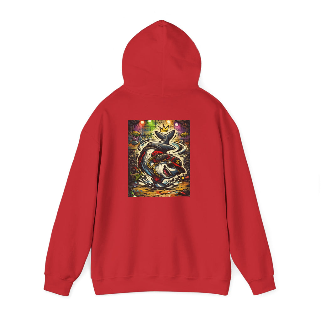 Breakdance Shark - Graphic Hoodie