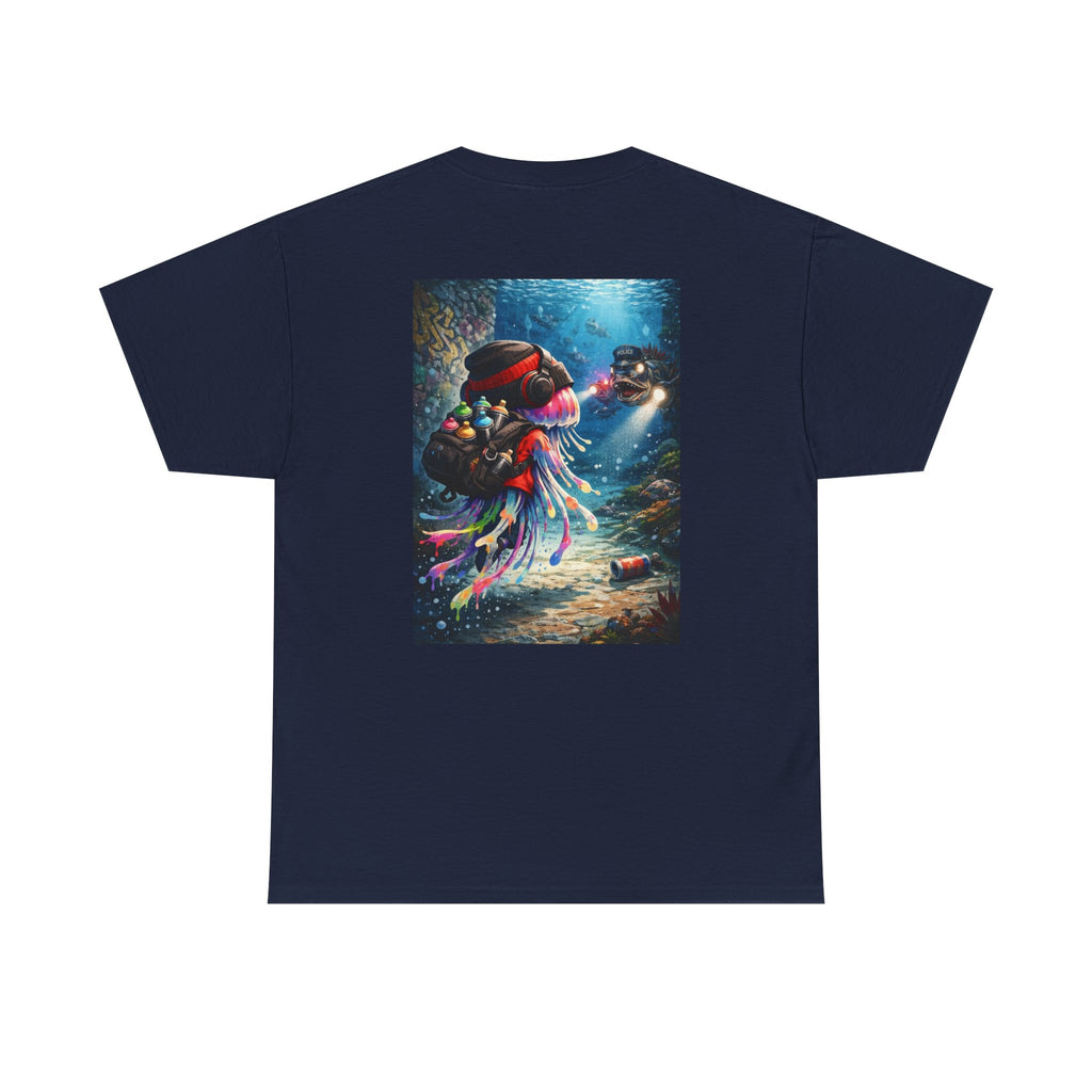 Graffiti Jellyfish - Graphic T-Shirt