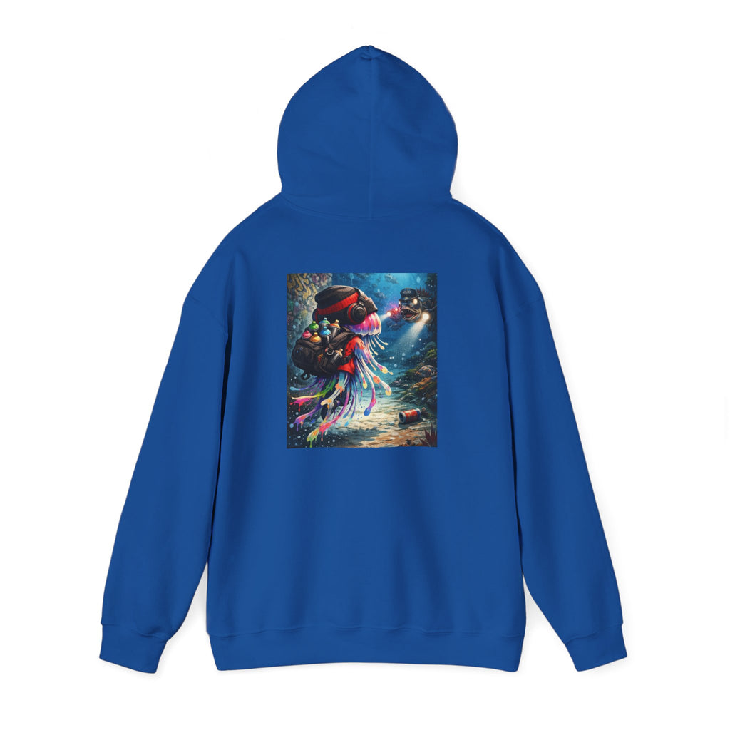Graffiti Jellyfish - Graphic Hoodie